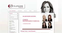 Desktop Screenshot of boulanger-friseure.de