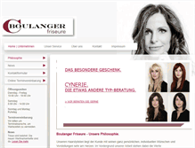 Tablet Screenshot of boulanger-friseure.de